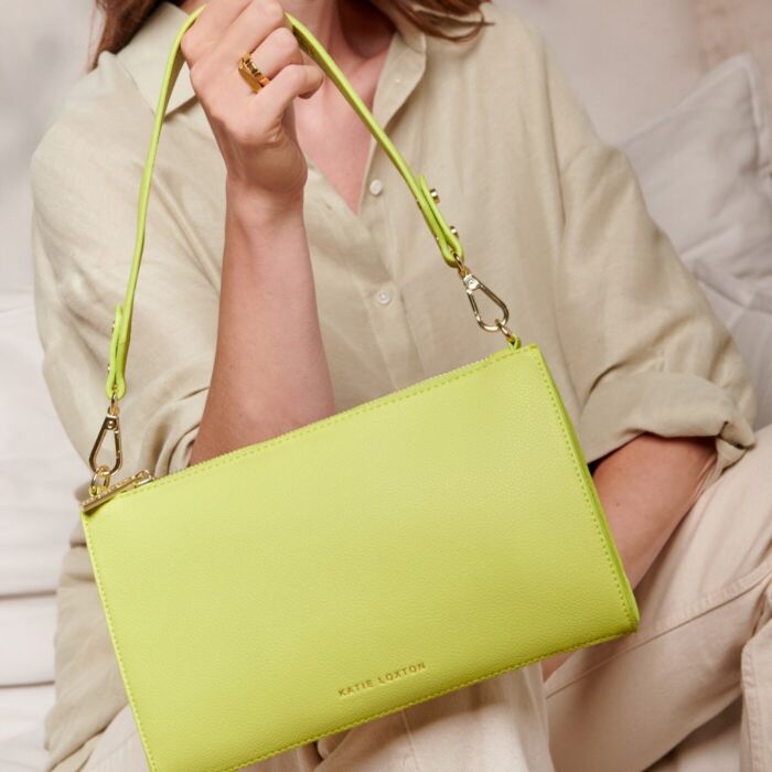 Katie Loxton Reya Small Shoulder Bag - Lime Green